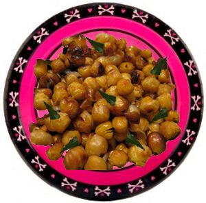 kondaikadalai/chick peas-sundal image